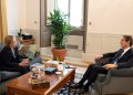In foto il presidente del Consiglio dei Ministri Giorgia Meloni col il presidente della Regione Lombardia Attilio Fontana
