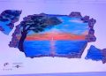 All'ospedale di Rho un nuovo murale colora la sala d'attesa grazie al lavoro degli studenti del liceo ‘Fontana’ di Arese