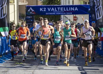 Immagine di una partenza in una edizione passata della K2 valtellina Extreme Race