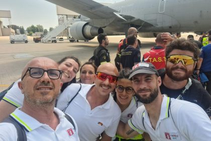 I medici Areu a Pratica di Mare in partenza per il Venezuela per la missione coordinata dalla Lombardia per il terremoto