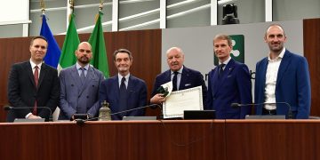 Premiazione squadre calcistiche lombarde a Palazzo Pirelli