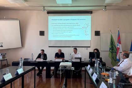Un momento dell'incontro in Regio Insubrica tra Lombardia, Piemonte e Cantone Ticino su mobilità transfrontaliera e ambiente