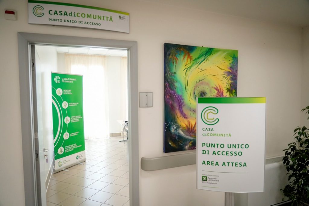 interno di una casa di comunità per dare l'idea del target raggiunto da regione Lombardia sul Pnrr in quest'ambito