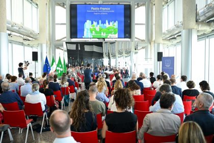 L'assessore alla Casa e Housing sociale di Regione Lombardia Paolo Franco alla conferenza Affordable Housing a Palazzo Lombardia