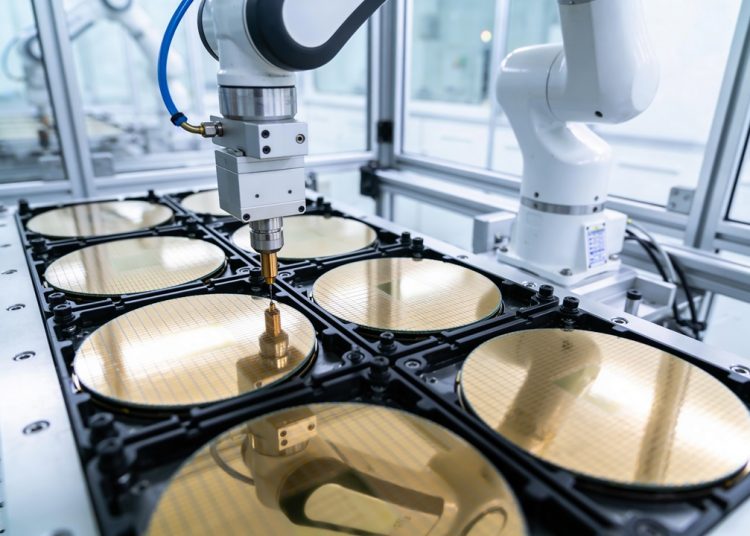 Nella foto produzione semiconduttori, filiera che verrà rafforzata dalla cooperazione della Cabina economica del Nord-Ovest tra Lombardia, Piemonte e Liguria