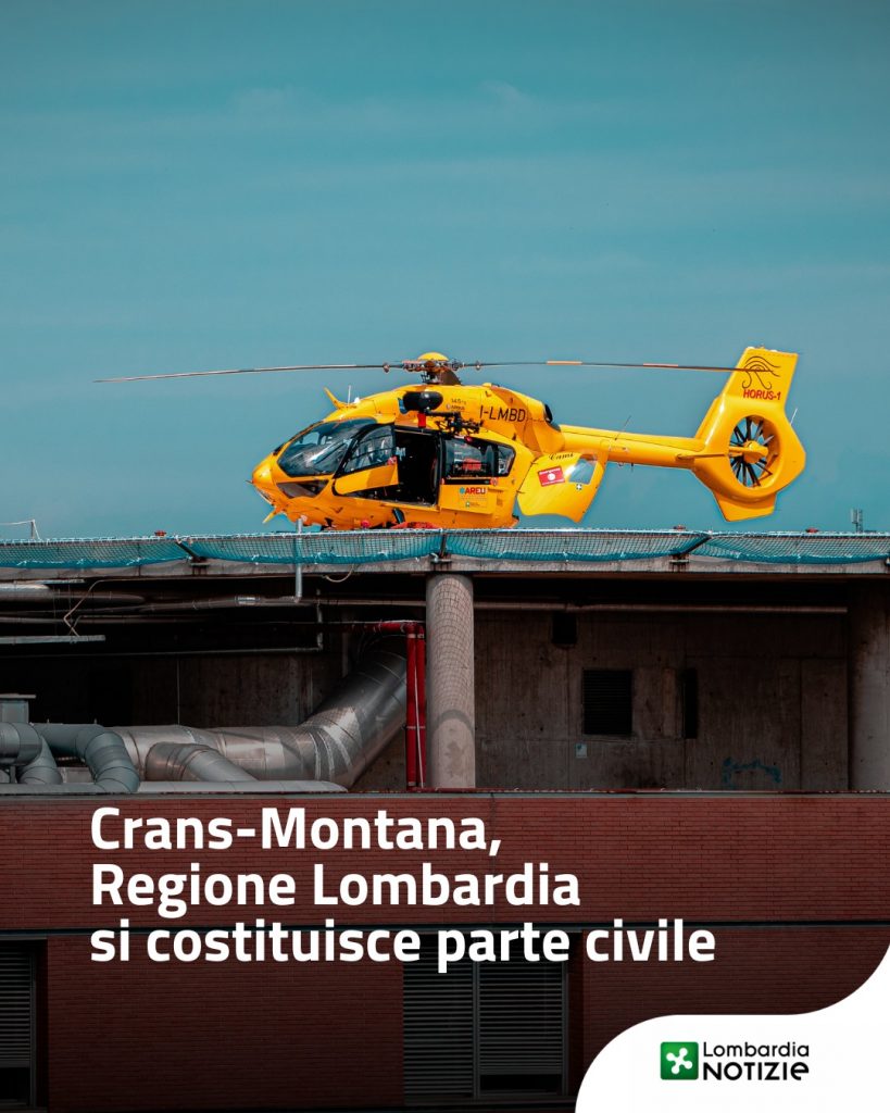 Regione Lombardia si costituirà parte civile nel procedimento penale per il tragico rogo di Crans-Montana. Una scelta per contribuire all’accertamento delle responsabilità, chiedere il risarcimento dei danni subiti dalla comunità e ribadire la vicinanza alle vittime e alle loro famiglie.

#lnews #lombardianotizie #cransmontana