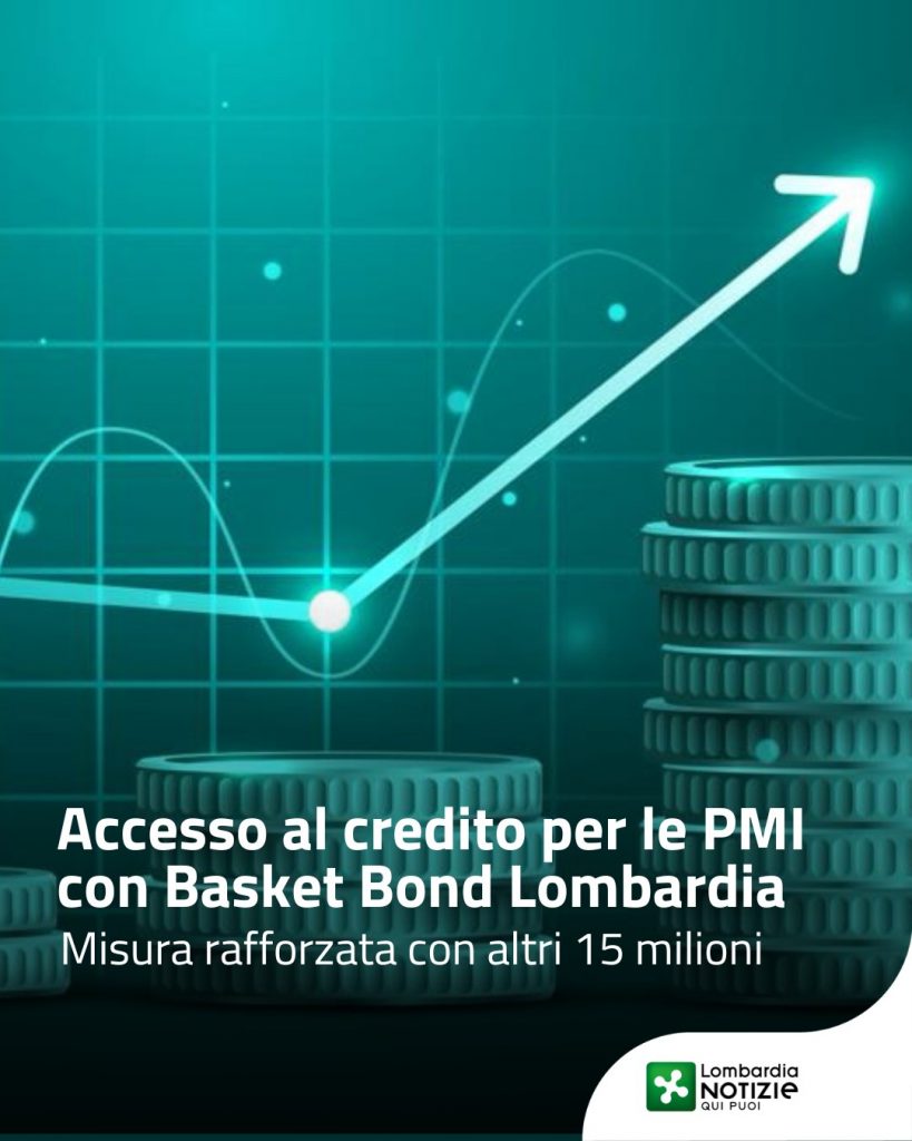 Con i ‘Basket Bond’ Regione Lombardia mette in campo ulteriori 15 milioni di euro per agevolare l’accesso al credito delle piccole medie imprese.
L’obiettivo è supportare gli investimenti e i piani di sviluppo delle aziende lombarde. 
La dotazione complessiva della misura passa così a circa 50 milioni di euro.

👉 Scopri di più al link in bio

#lnews #lombardianotizie #imprese #sviluppoeconomico