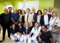Il presidente della Regione Lombardia Attilio Fontana e l’assessore regionale al Welfare Guido Bertolaso in visita alla Casa di Comunità di Angera (Varese)