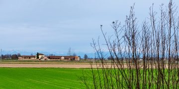 Nella foto paesaggio dell'area di Codogno (LO), comune il cui progetto di Digital Twin è finanziato da Regione Lombardia