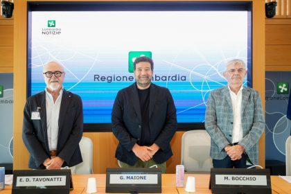 relatori della Conferenza stampa su rete utility del Garda.