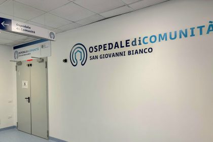 Entrata e indicazioni Ospedale di Comunità San Giovanni Bianco