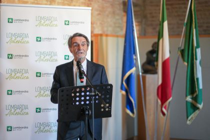 presidente Regione Lombardia Attilio Fontana