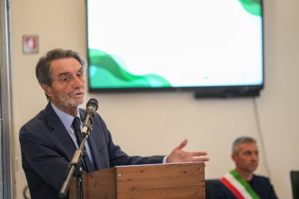 Strategia Aree Interne Valle Brembana e Valtellina di Morbegno, nella foto il presidente di Regione Lombardia Attilio Fontana