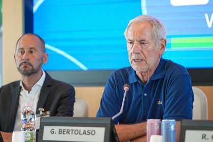 Presentazione Nuovo Ospedale Desenzano del Garda, Bertolaso durante il suo intervento
