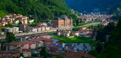Sopralluoghi in Val Brembana per verificare l'avanzamento delle opere finanziate da Regione Lombardia a tutela della sicurezza dei territori .