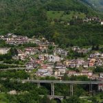 Regione Lombardia stanzia 790.000 euro per la messa in sicurezza del versante interessato dalla frana di via Campagnola a Sedrina (Bergamo). nella foto uno scorcio della località bergamasca.