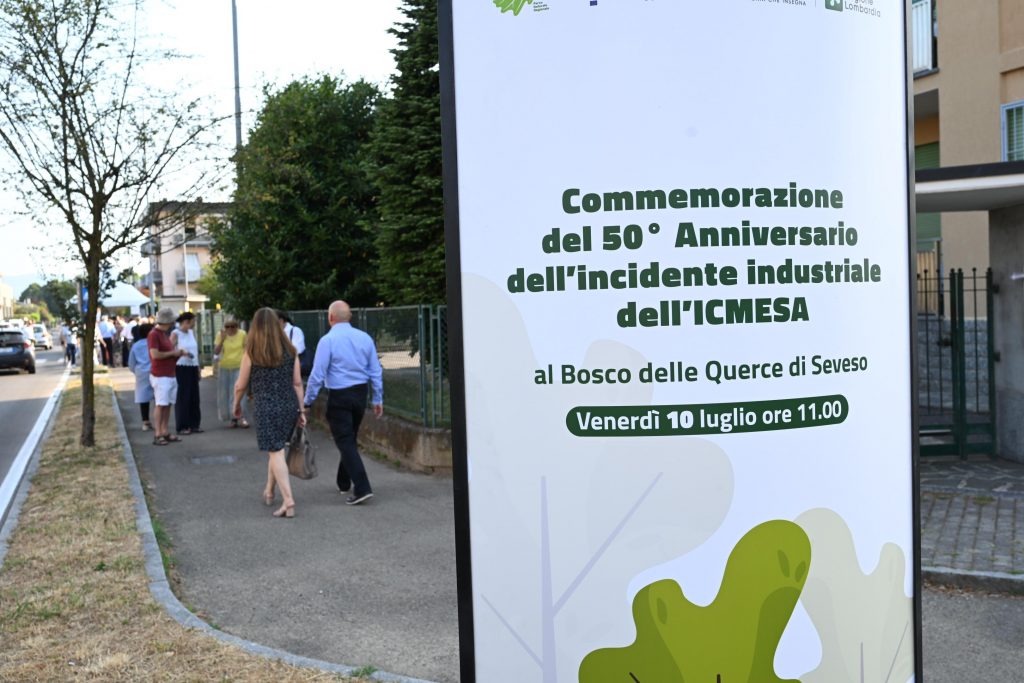 Cerimonia a Seveso per i 50 anni dell'incidente ambientale Icmesa