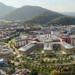 Un rendering del nuovo Main & Children Hospital di Brescia