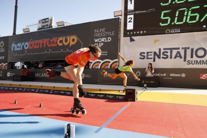 Il presidente Fontana e il sottosegretario Picchi hanno assistito alle finali di Speed Slalom femminile alla Hero Battle Cup di Milano