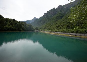 Idroelettrico in Lombardia, nella foto la diga di Valbondione in provincia di Bergamo