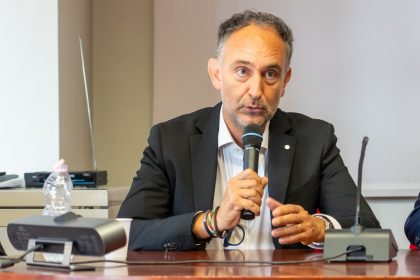 L'assessore all'Agricoltura, Sovranità alimentare e Foreste, Alessandro Beduschi, parla di finanziamenti per l'innovazione nel settore primario della Lombardia