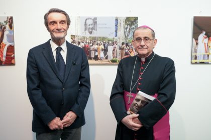 Il presidente Fontana con l'arcivescovo di Milano Delpini