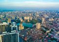 vista dall'alto della città di Hanoi per dare l'idea della visita di una delegazione vietnamita a Palazzo Lombardia per porre basi per sinergie virtuose