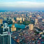 vista dall'alto della città di Hanoi per dare l'idea della visita di una delegazione vietnamita a Palazzo Lombardia per porre basi per sinergie virtuose