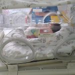 foto di uno dei 9 neonati del record di nascite all'ospedale di Magenta
