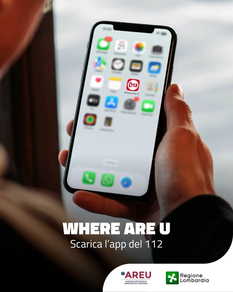 Scarica l’app 112 Where are u di #AREU sul tuo cellulare!
In caso di #emergenza, ti basta premere sull’icona per essere localizzato in tempo reale.

👉 Scopri di più al link in bio

#lombardianotizieonline