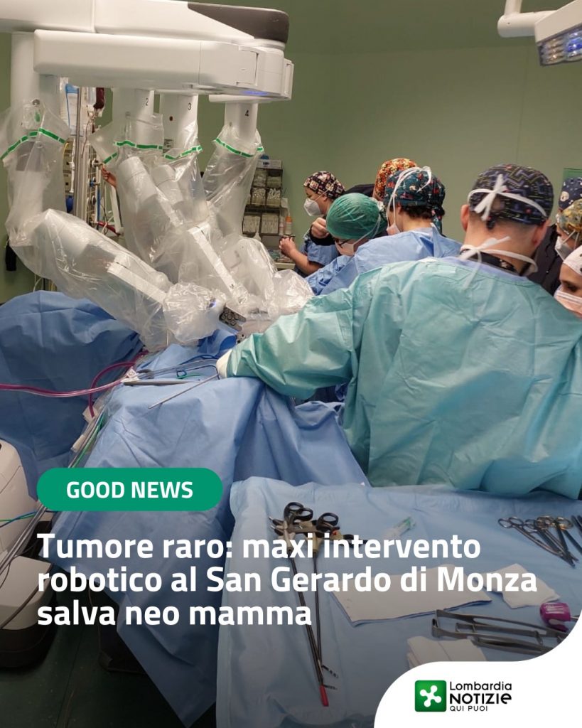 #GoodNews 
All’IRCCS San Gerardo dei Tintori di Monza portato a termine un intervento straordinario su una giovane donna, diventata mamma solo 5 mesi fa.
La paziente, affetta dalla Sindrome di Currarino, una rara patologia congenita che colpisce 1 persona su un milione, presentava una massa di circa 5 cm nello spazio retro-rettale. Grazie alle braccia robotiche ad altissima precisione e alla visione tridimensionale, i chirurghi sono riusciti ad asportare la massa in modo completo con un’accuratezza millimetrica.
Il decorso è stato rapido e senza complicanze, permettendo alla giovane mamma di ritornare a casa dopo pochissimi giorni di degenza e riabbracciare il suo bambino.

Complimenti a tutta l’équipe dell’Ospedale San Gerardo! 👏

#lnews #lombardianotizie #monza #sanita