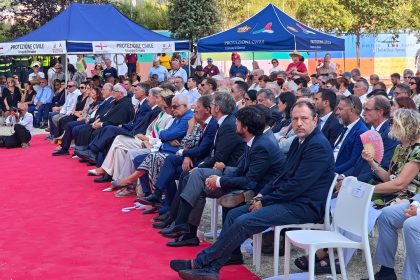assessore Comazzi in platea alla commemorazione delle vittime del ponte Morandi di Genova