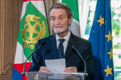Il presidente Attilio Fontana