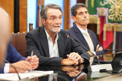 Il presidente Attilio Fontana