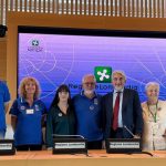 La band dei sindaci e il sottosegretario Cattaneo per il Ruanda in occasione della conferenza stampa a Palazzo Lombardia