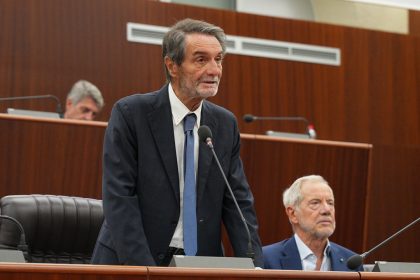 presidente fontana a consegna premio voce lombarda nel mondo