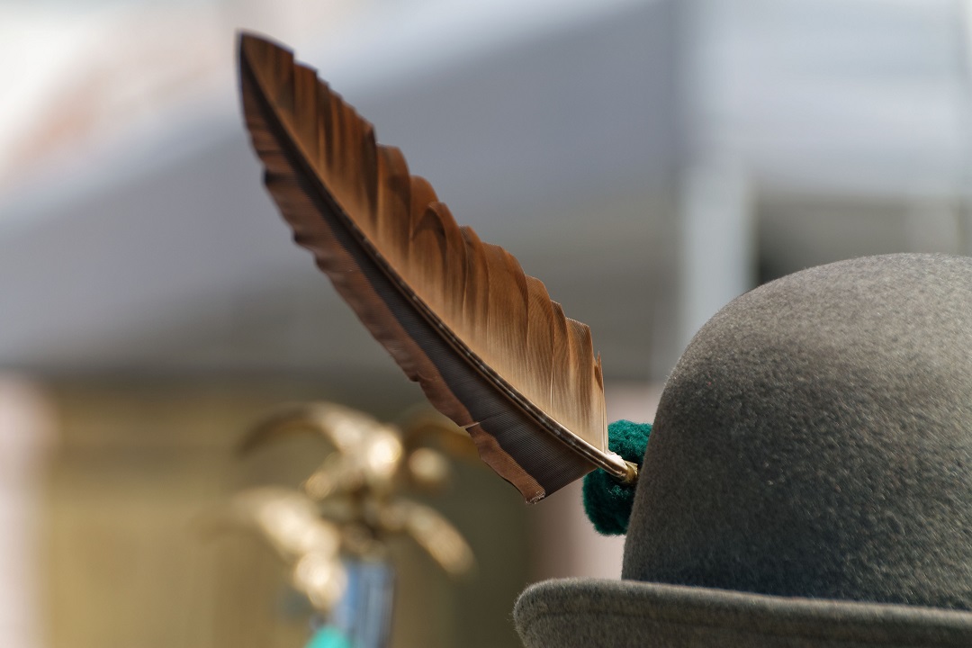 Cappello Alpini, foto utilizzata in occasione della sfilata a Bergamo per il 105° anniversario