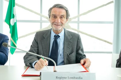 Il presidente di Regione Lombardia Attilio Fontana 