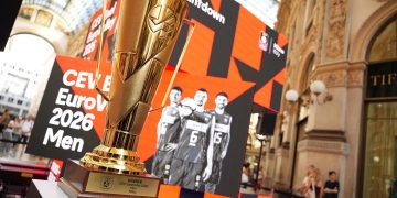 Il presidente Fontana e il sottosegretario Picchi hanno partecipato all'accensione del conto alla rovescia verso le finali di Eurovolley 2026
