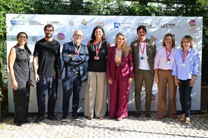 In foto l’assessore regionale alla Cultura Francesca Caruso alla Mostra del Cinema di Venezia: il suo commento al progetto Palchi e Schermi di Classe