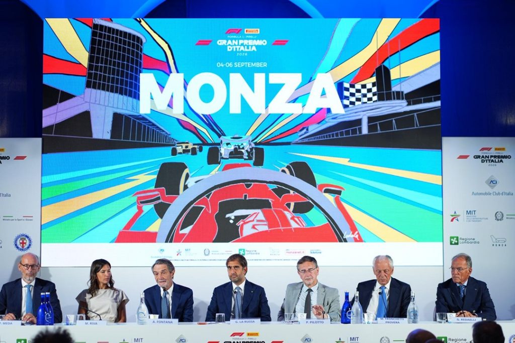 La conferenza stampa di presentazione del Gran Premio di Monza 2026 di Formula 1