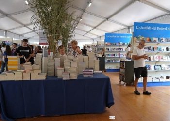 Un immagine del festivaletteratura di Mantova che compie trent'anni