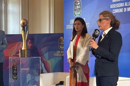 Il sottosegretario alla Presidenza con delega allo Sport e Giovani, Federica picchi, interviene a Milano alla presentazione della nuova stagione della Lega Basket Serie A 2026-2027 che vedrà impegnate 3 squadre Lombarde