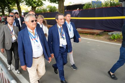 In foto il presidente della Regione Lombardia, Attilio Fontana, al GP d’Italia a Monza nel 2026