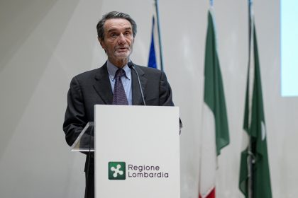 Il presidente Attilio Fontana