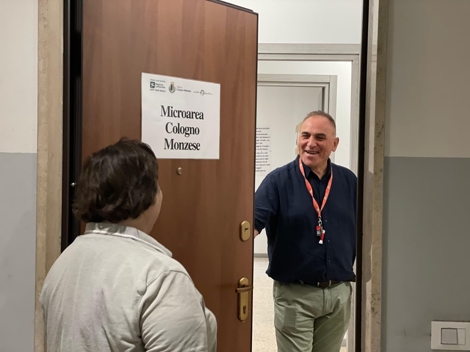 esempio di una visita per dare idea della microarea per la medicina di prossimità a cologno monzese