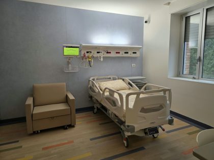 Nuovo reparto Trapianto Midollo osseo pediatrico agli Spedali Civili di Brescia.