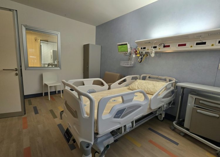 Nuovo reparto Trapianto Midollo osseo pediatrico (in foto) agli Spedali Civili di Brescia.