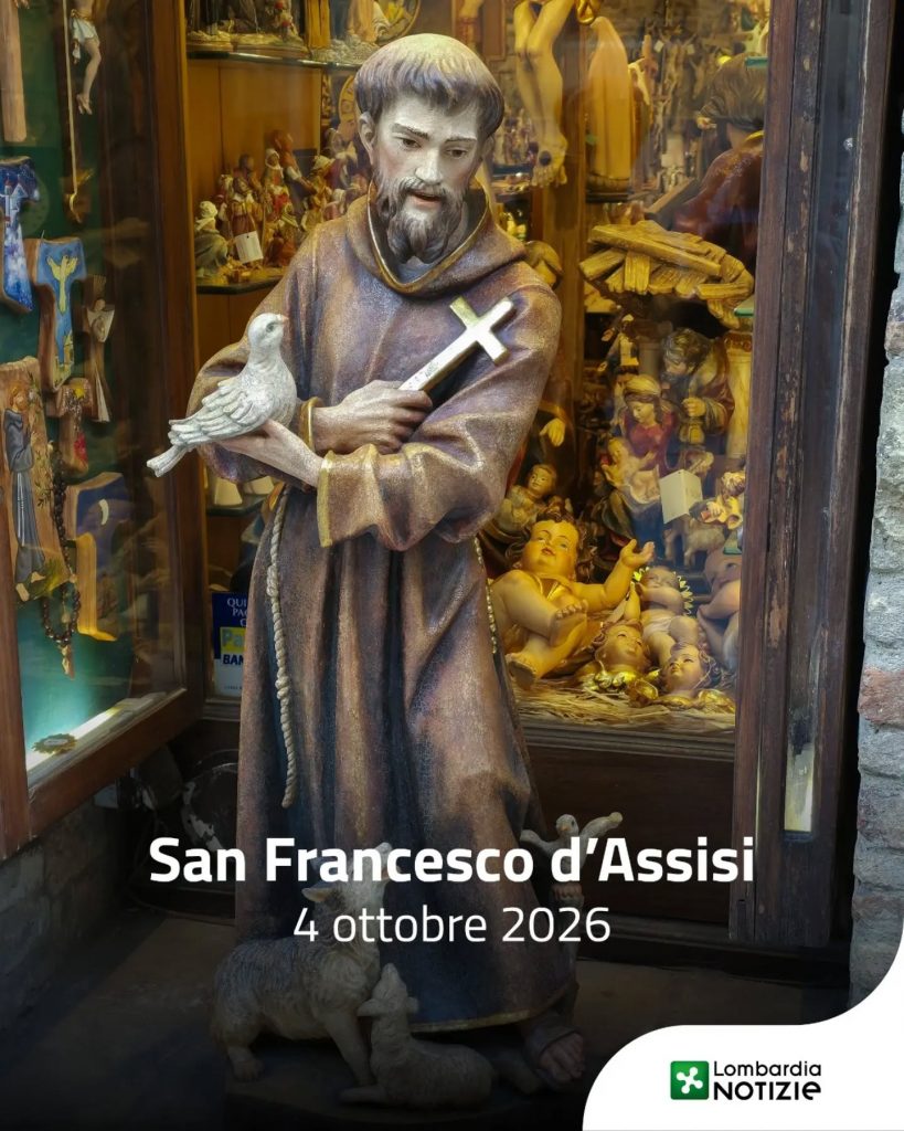 🌿 Oggi l’Italia celebra San Francesco. E lo fa con una festa nazionale.

Da quest’anno, il 4 ottobre torna a essere una ricorrenza nazionale: la nuova legge istituisce infatti la Festa nazionale di San Francesco d’Assisi, riportando nel calendario una giornata celebrata fino al 1977.

Un giorno che parla a tutti e richiama valori che non hanno tempo: pace, fraternità, solidarietà e rispetto. 

E allora, un augurio speciale a chi si chiama Francesca e a tutti i Francesco.

Buon 4 ottobre! 🇮🇹🌿

#SanFrancesco #4Ottobre #FestaNazionale #Francesco #Francesca LombardiaNotizie
