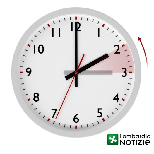 ⏰ Questa notte non dimenticatevi di spostare le lancette dell’orologio indietro di 60 minuti. L’ora solare resterà in vigore fino alla notte fra sabato 27 e domenica 28 marzo 2027.

#lnews #lombardianotizie